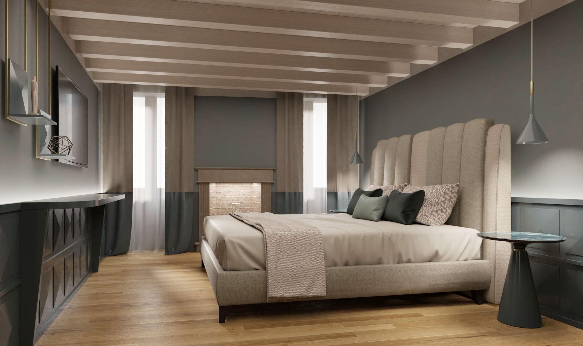Отель Relais Balcone Di Giulietta Верона Экстерьер фото 3D rendering of a bedroom