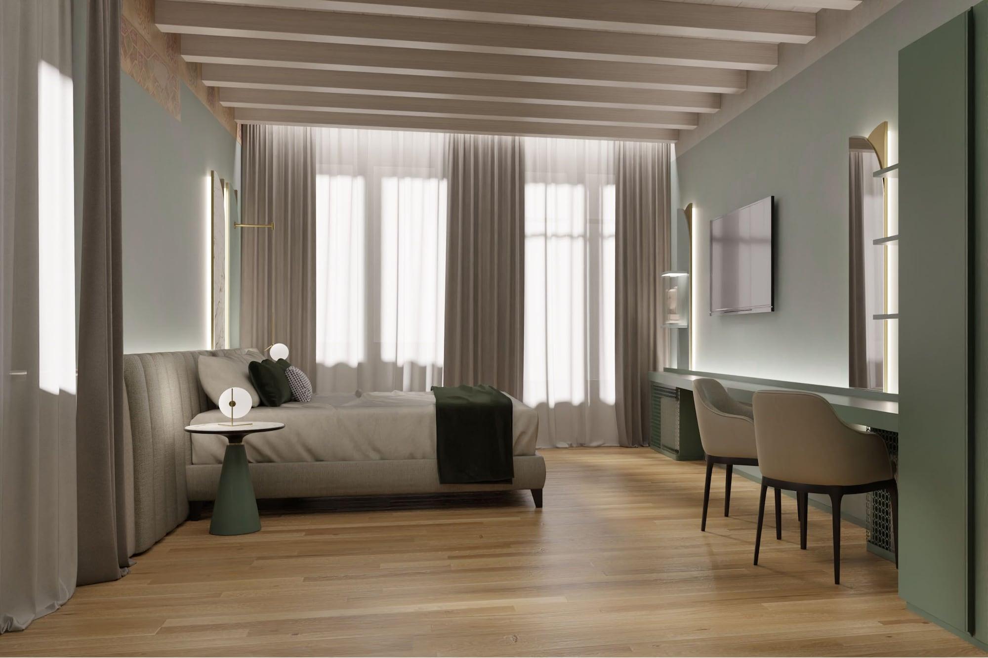 Отель Relais Balcone Di Giulietta Верона Экстерьер фото 3D rendering of a bedroom