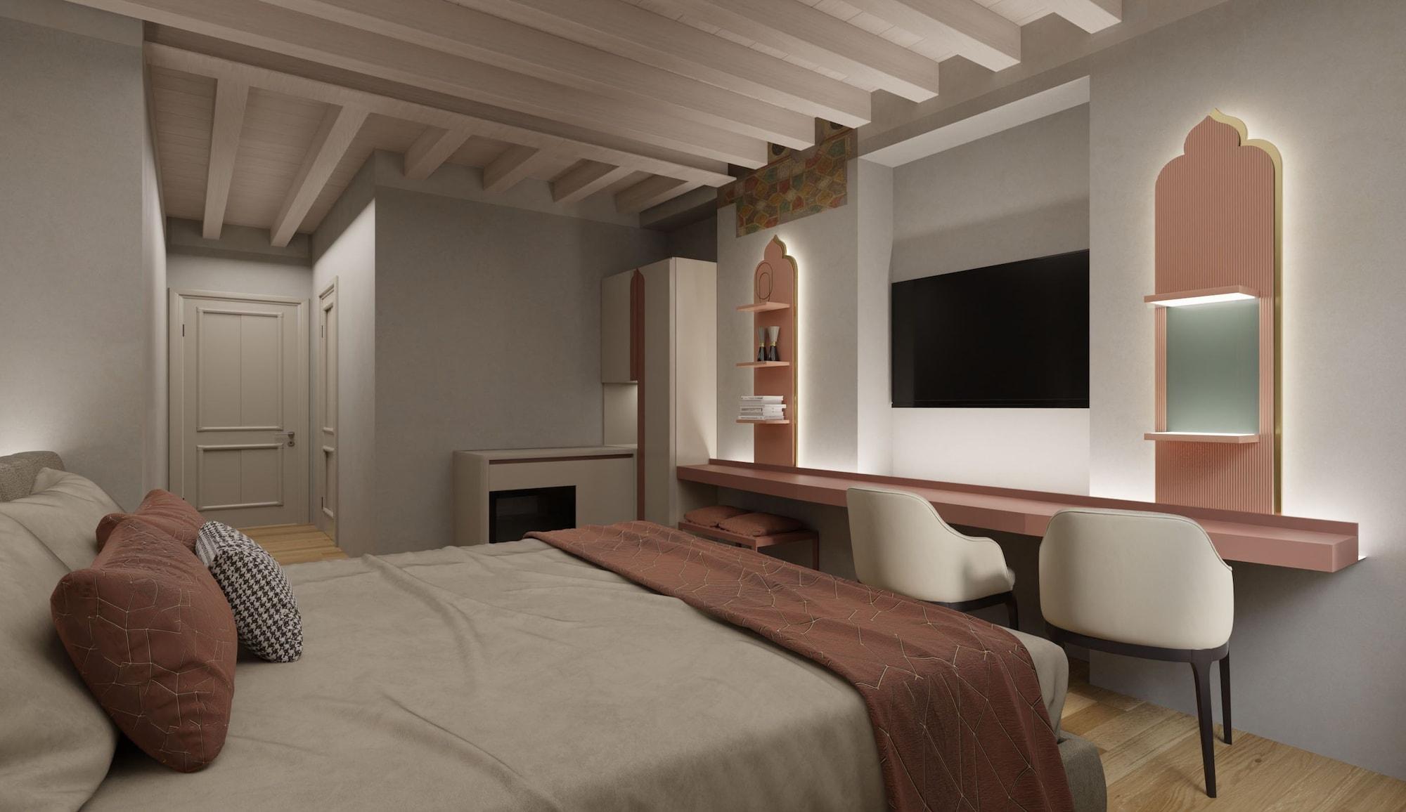 Отель Relais Balcone Di Giulietta Верона Экстерьер фото 3D rendering of a bedroom