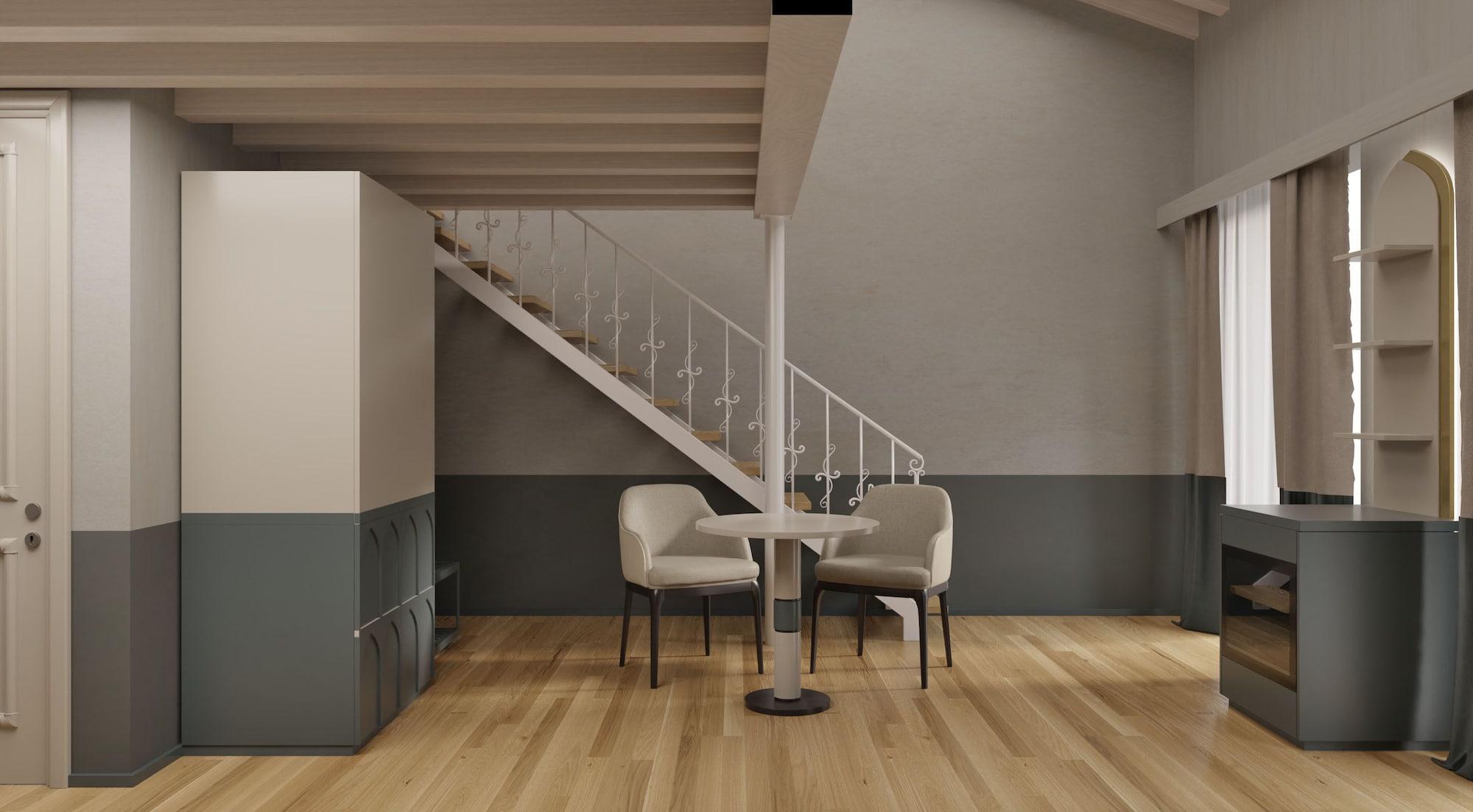 Отель Relais Balcone Di Giulietta Верона Экстерьер фото 3D interior rendering